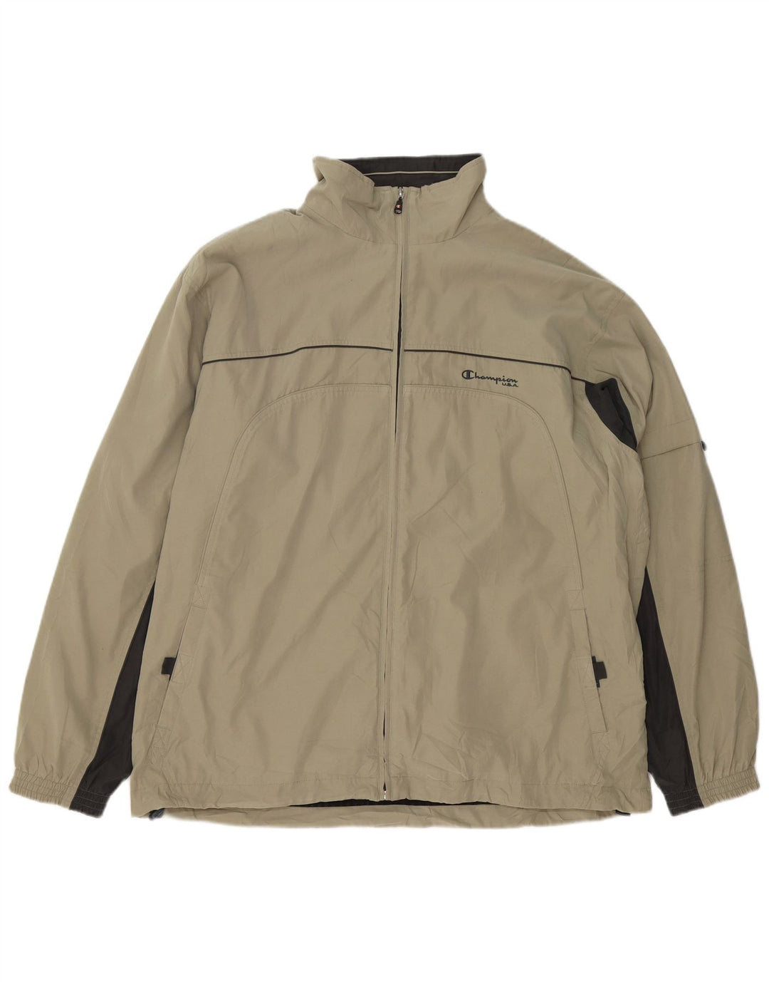 Jachetă de ploaie Champion pentru bărbați UK 44 2XL Kaki Poliester color bloc