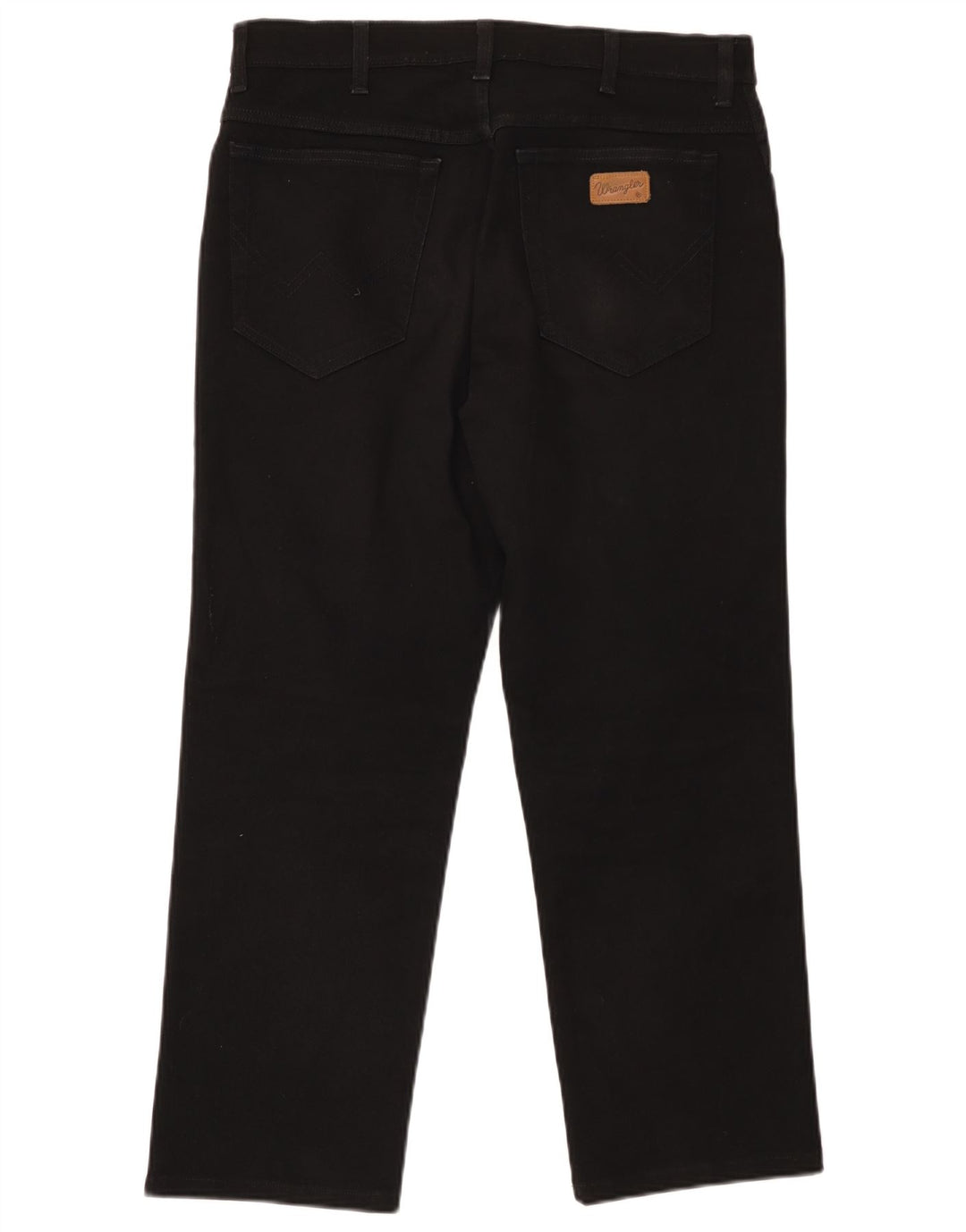 WRANGLER Blugi drepti pentru bărbați Texas Stretch W33 L27 bumbac negru