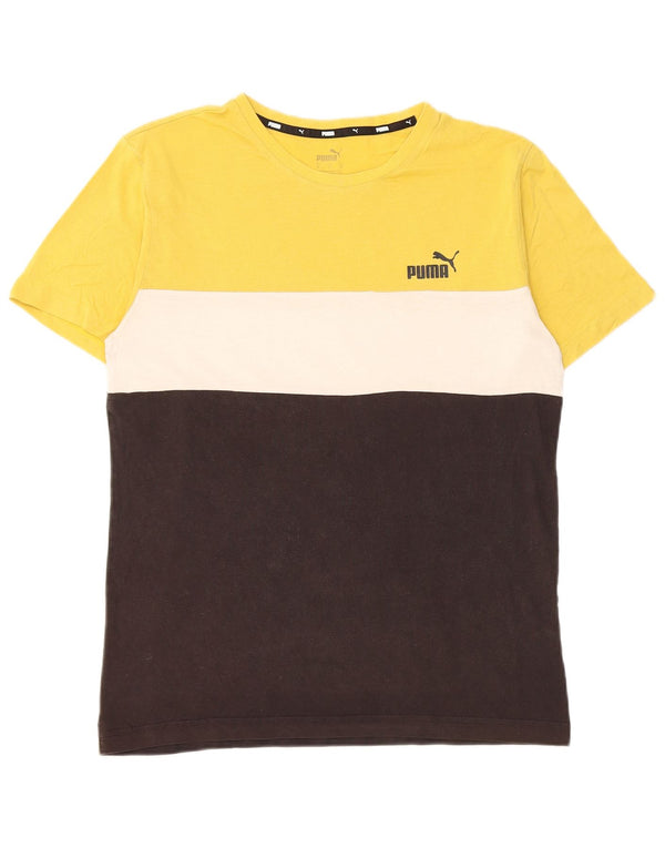 Tricou pentru bărbați Puma Top mediu multicolor din bumbac color bloc