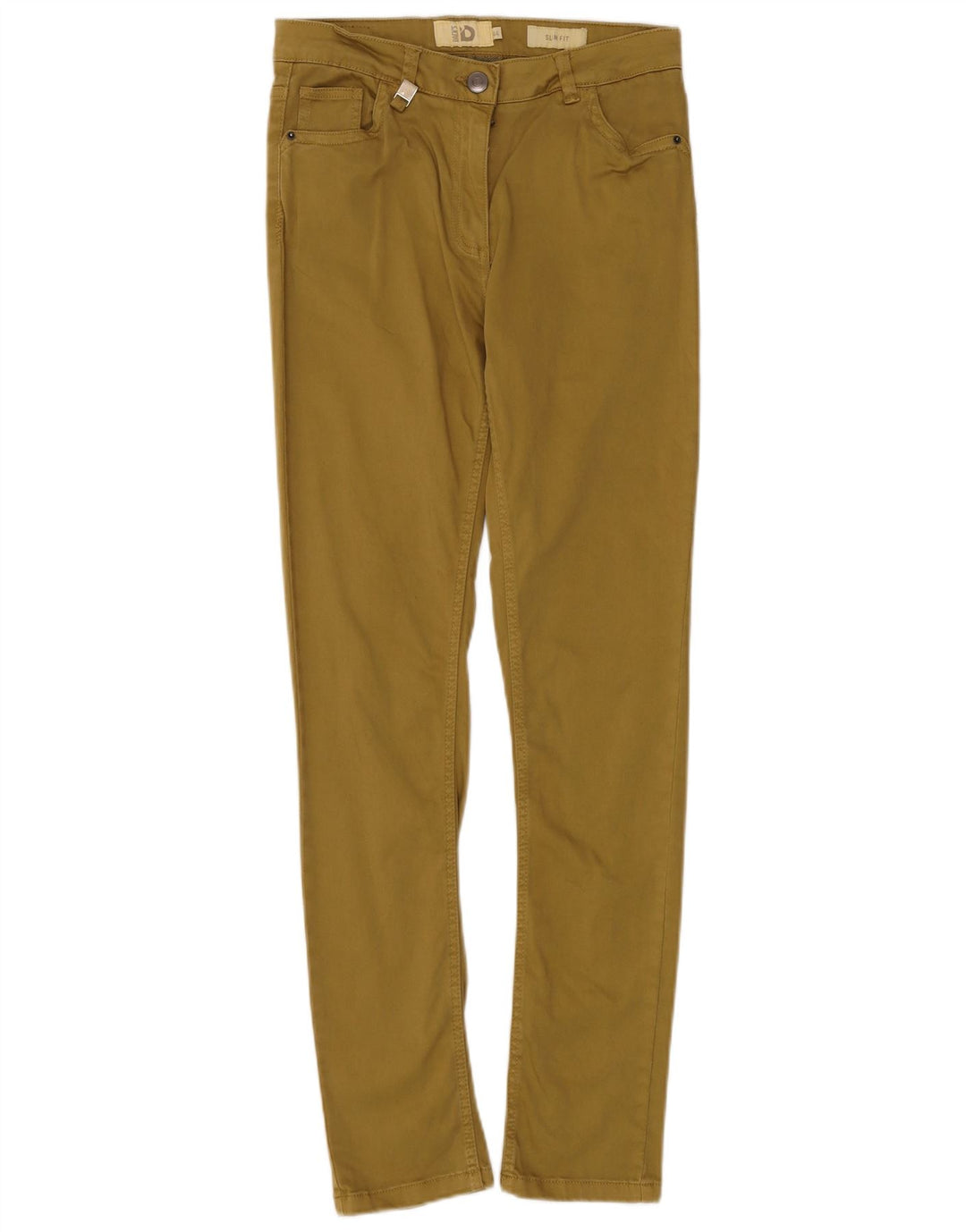 DACK'S Pantaloni slim casual pentru femei IT 44 Medium L30 L30 Kaki Bumbac