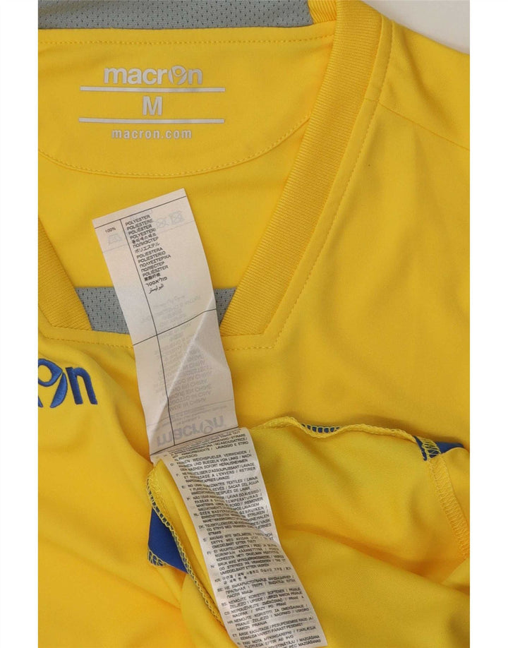 Tricou grafic pentru bărbați Macron Top Mediu Galben Poliester Bloc de culoare