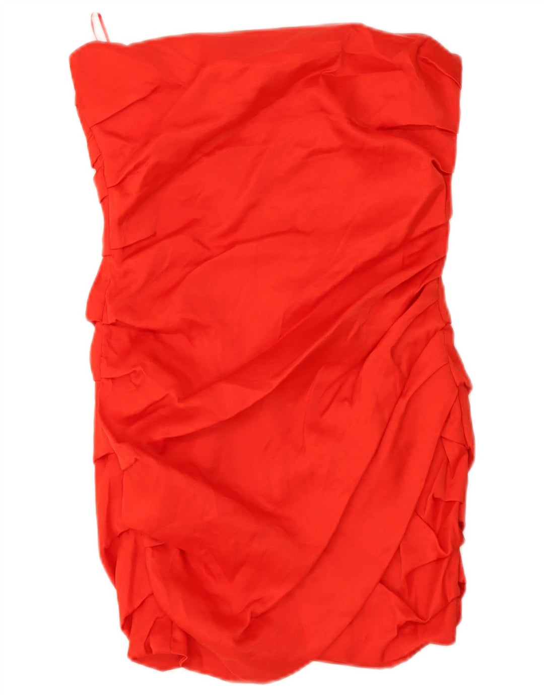 Rochie fără bretele pentru femei Zara UK 8 Small Red Viscose