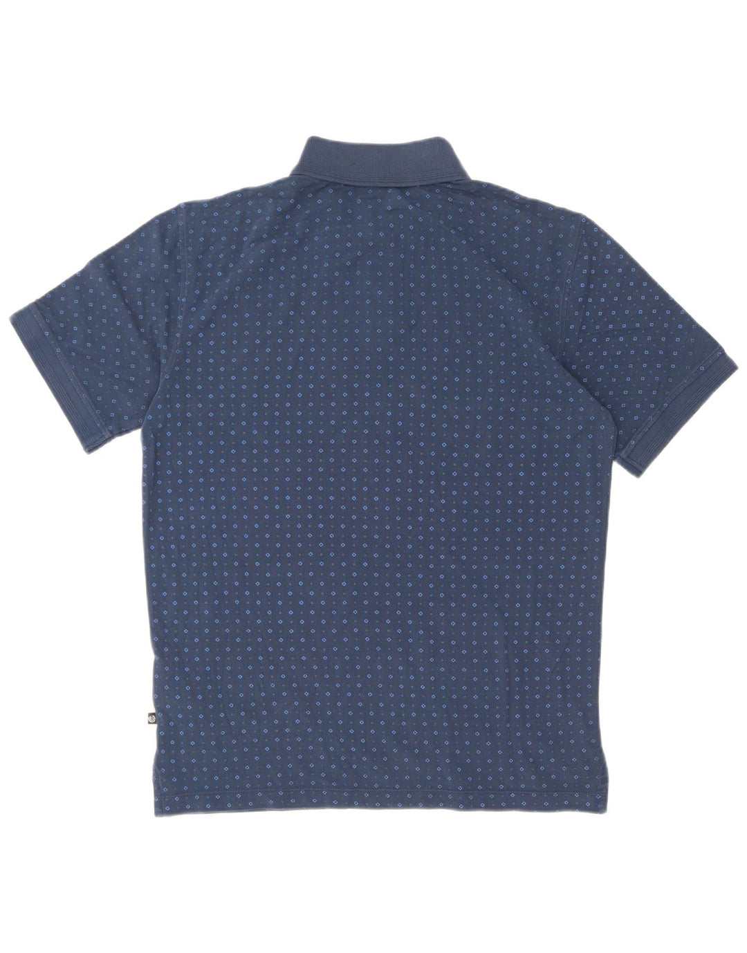 Tricou polo Bugatti pentru bărbați, bumbac cu pete albastre medii