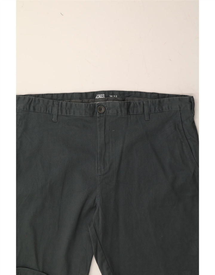IZOD Mens Chino Trousers W38 XL  Grey Cotton Vintage Izod and Second-Hand Izod from Messina Hembry 