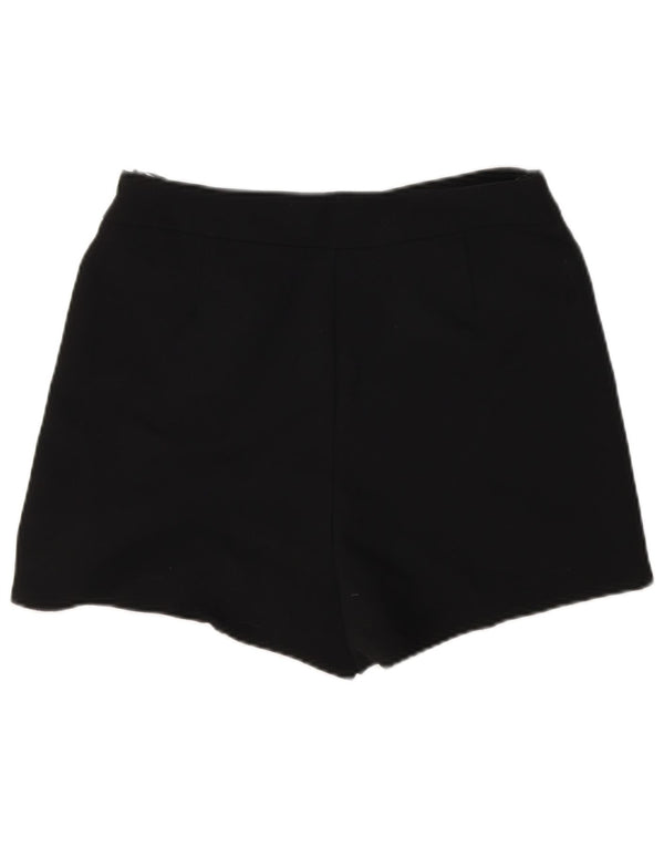 Zara Womens High Waist Casual Shorts Medium W28 Black