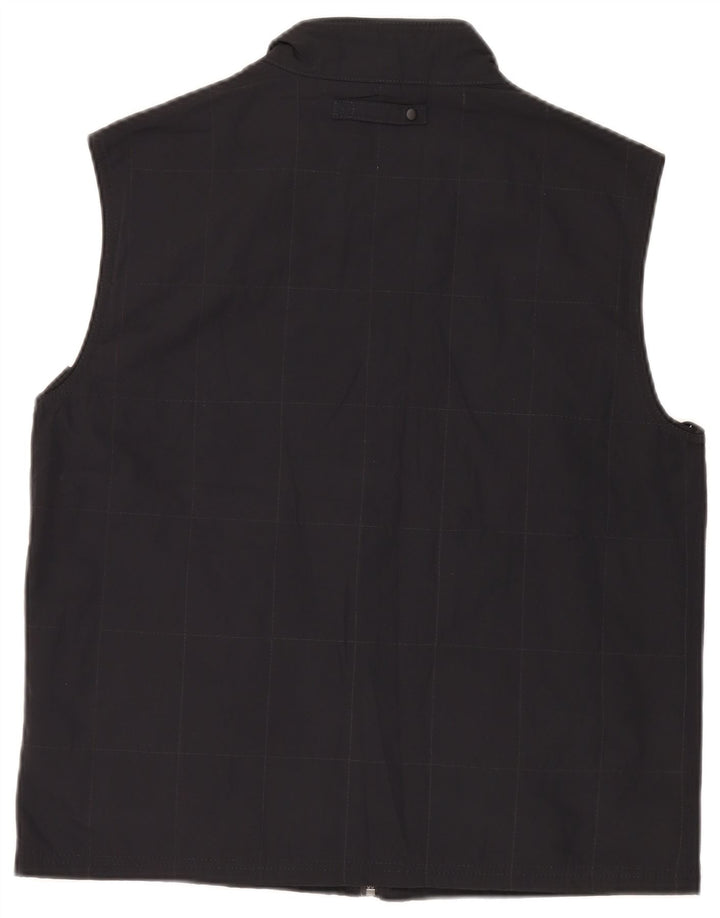 Gilet Massimo Dutti pentru bărbați UK 42 XL, poliester cu check negru