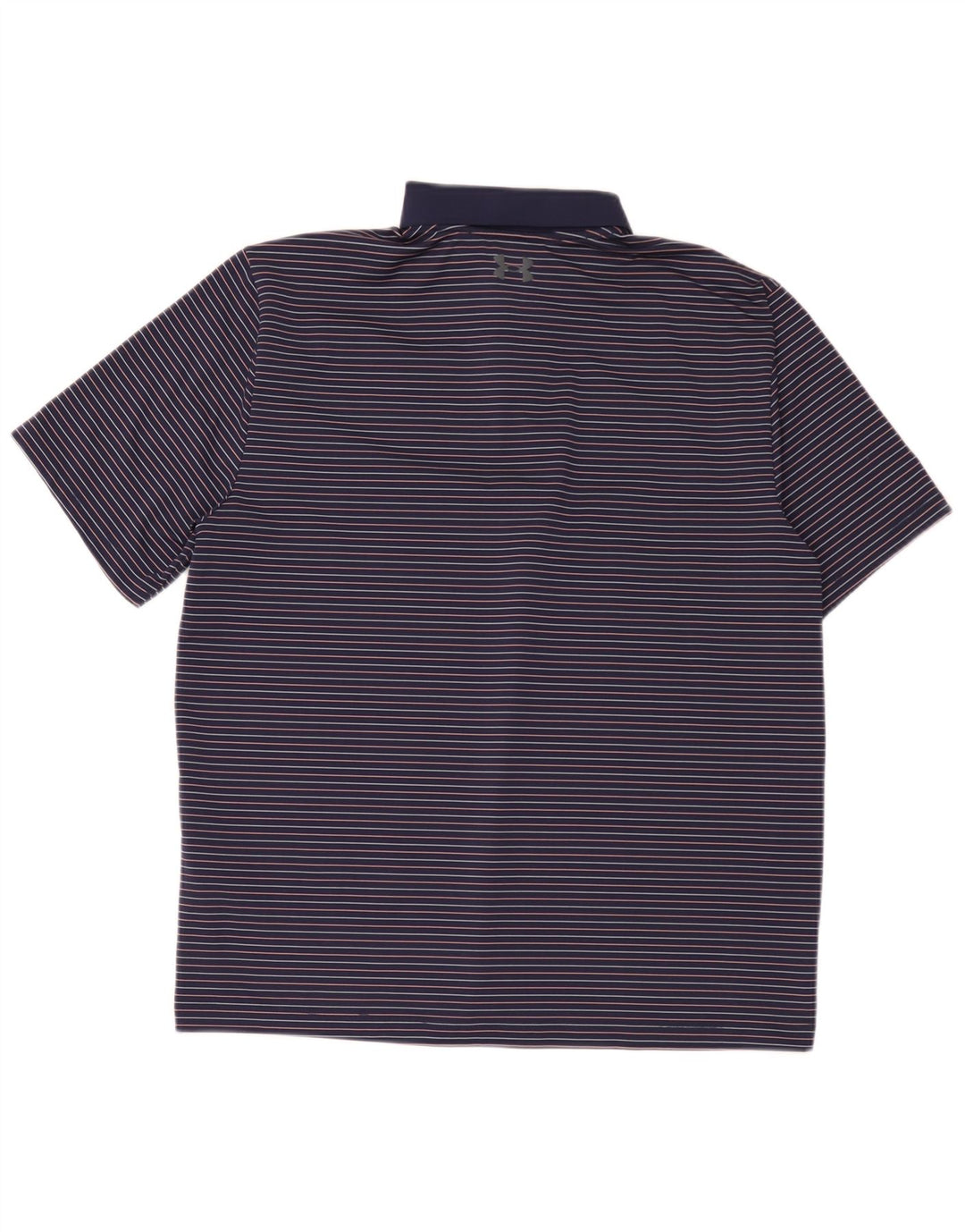 Cămașă polo Under Armour pentru bărbați, mare, albastru, poliester cu dungi