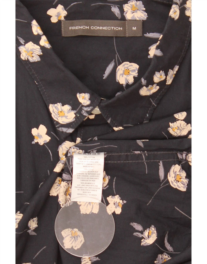 Cămașă pentru bărbați French Connection Bumbac Floral Albastru Marin mediu