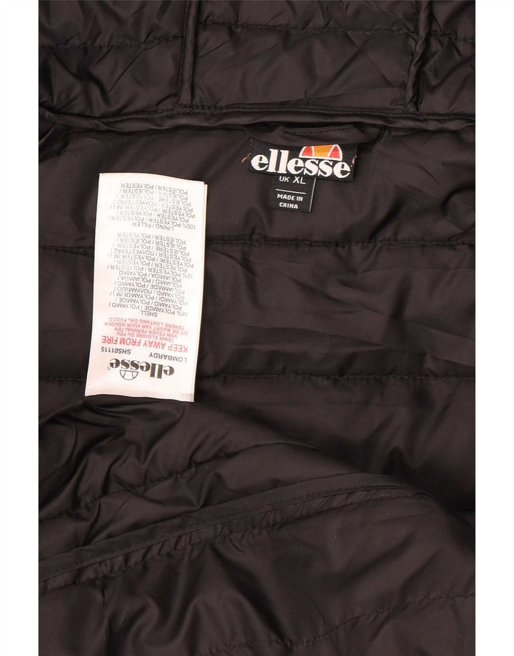 Jachetă căptușită cu glugă pentru bărbați Ellesse UK 42 XL poliamidă gri