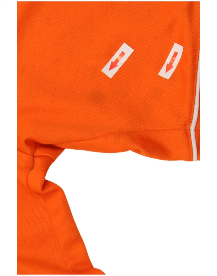 Pantaloni scurți sport Aeroready Adidas pentru bărbați, poliester portocaliu mic
