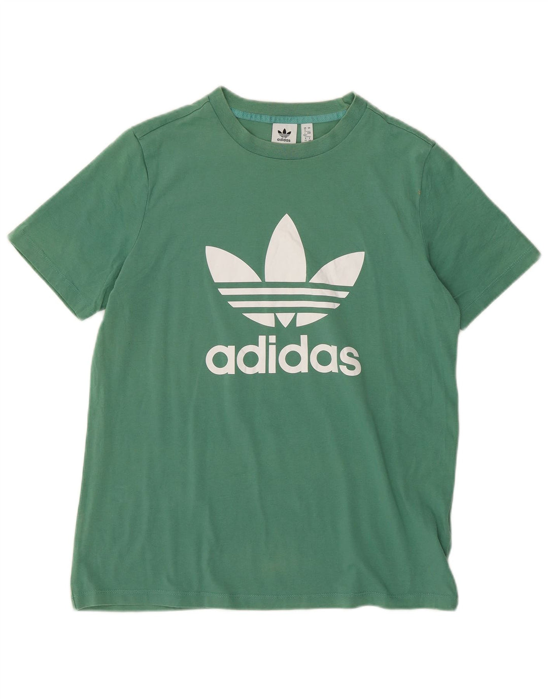 Tricou grafic ADIDAS pentru femei Top UK 16 mare bumbac verde
