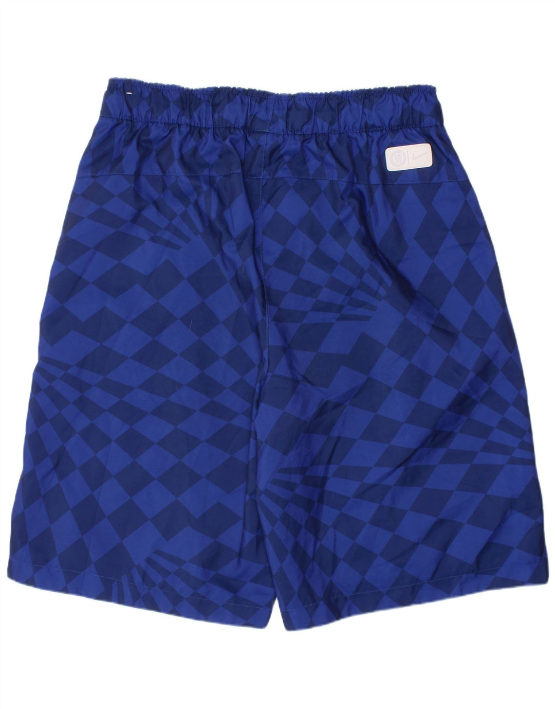 Pantaloni scurți sport grafic NIKE Băieți 13-14 ani XL Albastru Poliester Geometric