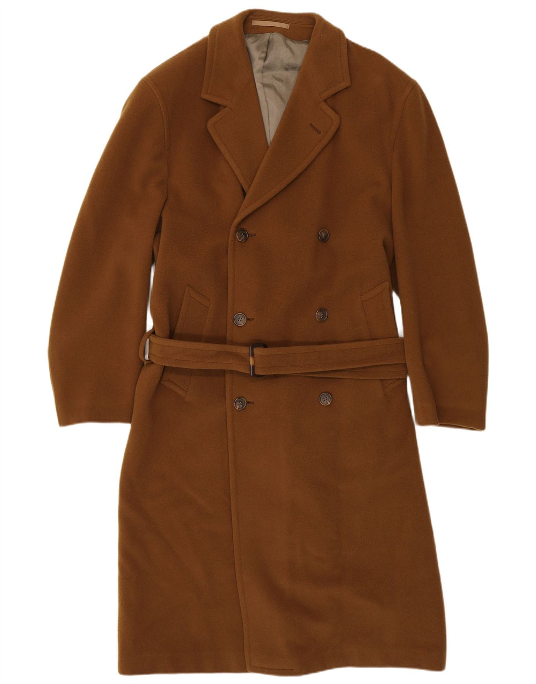 VINTAGE Palton dublu pentru bărbați UK 38 Maro mediu