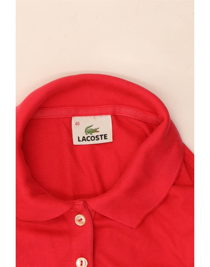 Tricou polo pentru femei LACOSTE Mărimea 40 Roz mediu