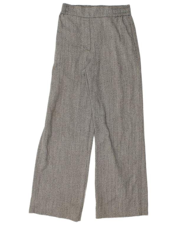 Pantaloni casual pentru femei Zara XS W24 L29 Gri din poliester