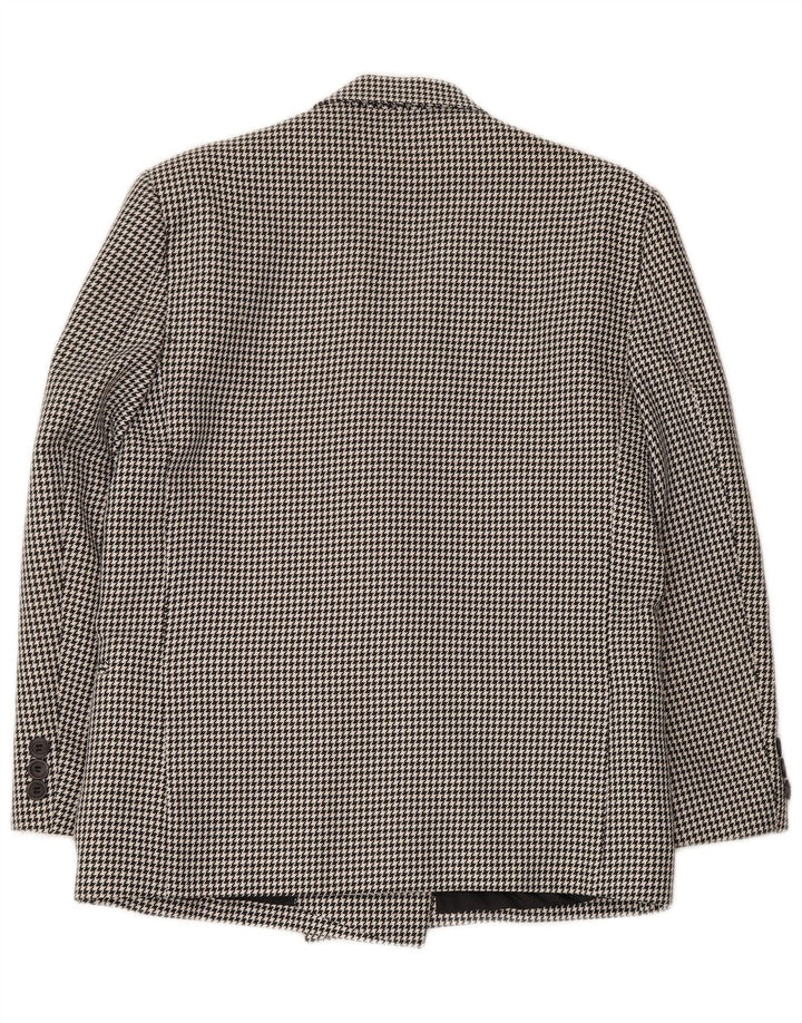 Jachetă blazer pentru femei CLASSIC la două piepturi UK 14, mare, negru, picior de gală