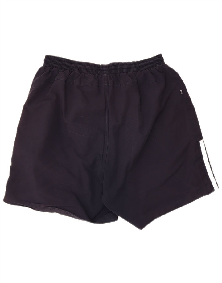 Pantaloni scurți sport Adidas pentru bărbați, poliester, albastru, mediu