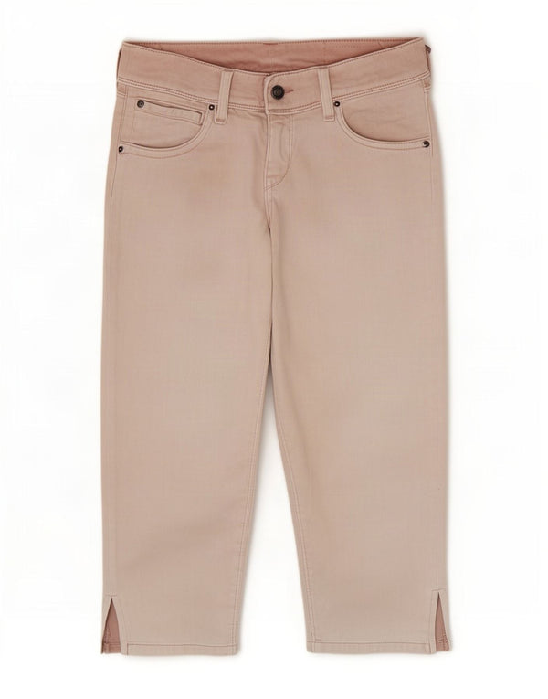 Levi's Womens Capri Jeans W27 L18 Pink Cotton