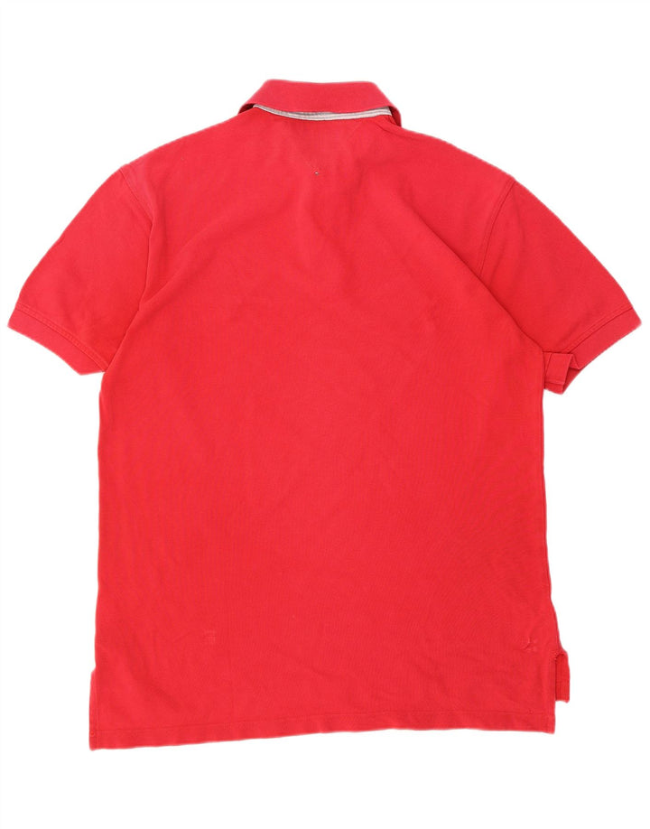Tricou polo Tommy Hilfiger pentru bărbați, bumbac roșu mediu