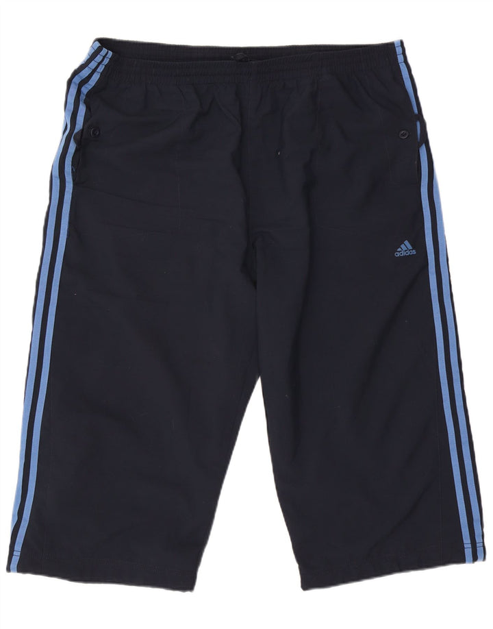 Pantaloni scurți sport Bermude Adidas pentru bărbați 2XL, poliester bleumarin