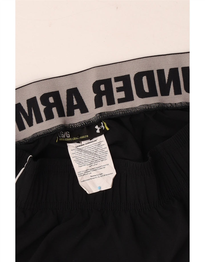 Pantaloni scurți sport grafic Under Armour pentru bărbați, mari, negru, poliester