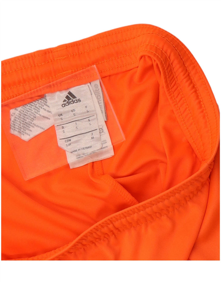 Pantaloni scurți sport pentru bărbați Adidas Climalite Poliester portocaliu mic