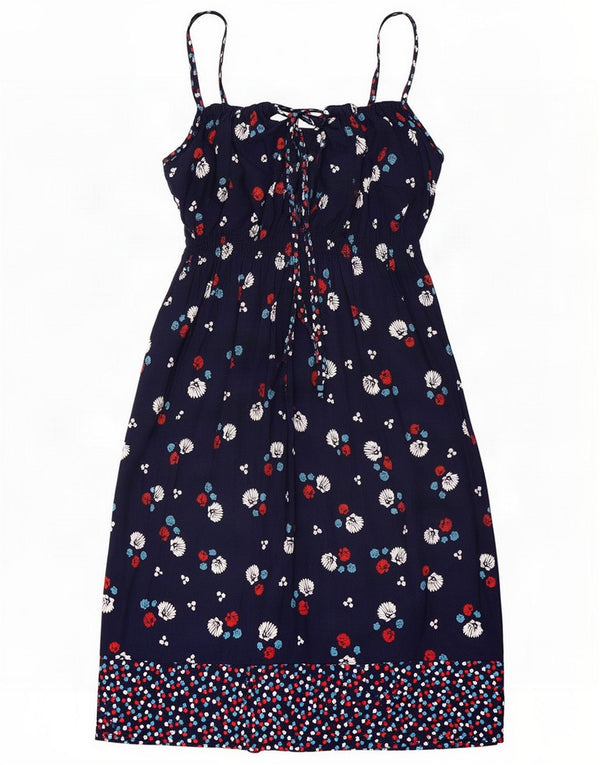 Rochie de soare pentru femei Marks & Spencer UK 12 Medium Bluemarin Floral Viscose