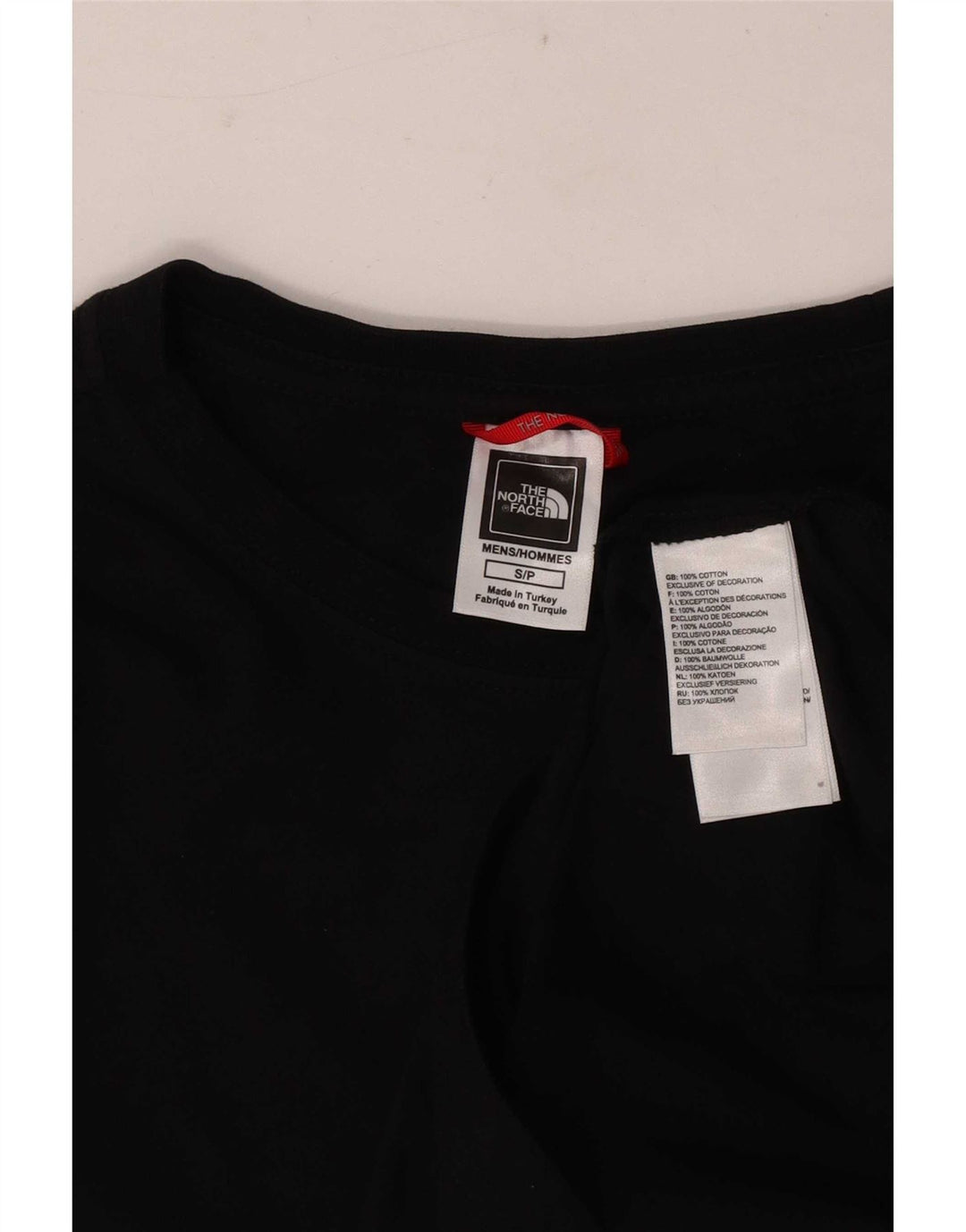 The North Face pentru bărbați grafic Top cu mânecă lungă din bumbac negru mic