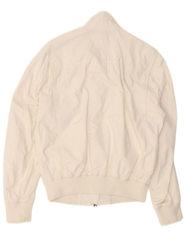 BLAUER Jachetă Bomber pentru bărbați UK 38 Medium White Nylon