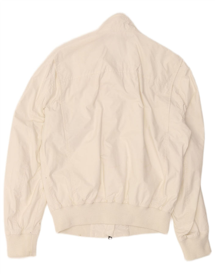 BLAUER Jachetă Bomber pentru bărbați UK 38 Medium White Nylon