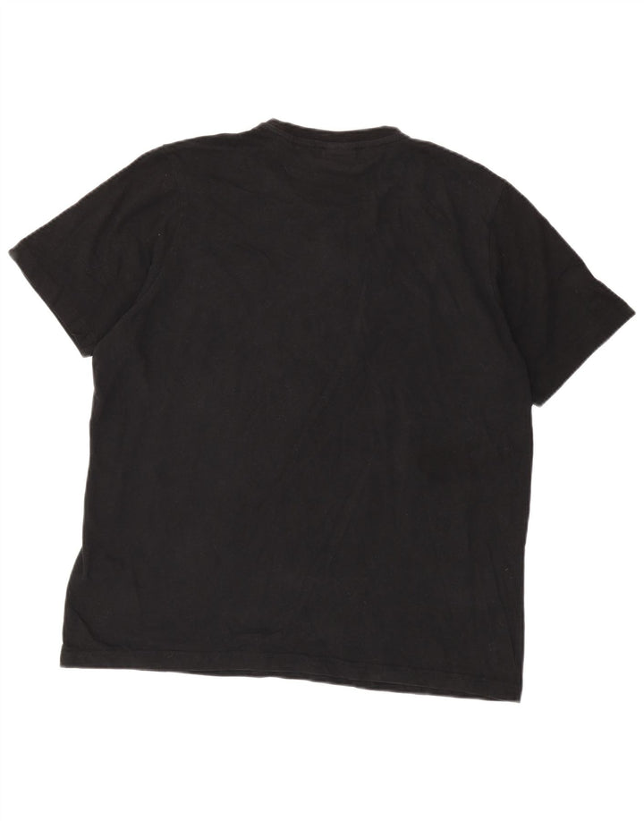 Tricou pentru bărbați Ellesse Top mare din bumbac negru
