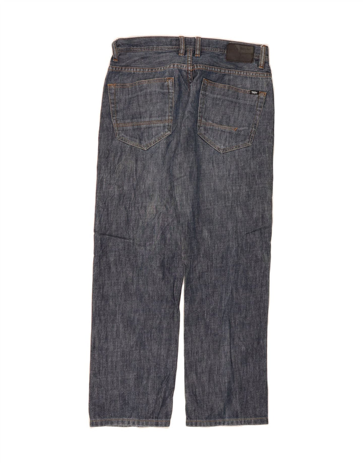 MOSSIMO Mens Regular Straight Jeans W32 L28 Blue Cotton Vintage Mossimo and Second-Hand Mossimo from Messina Hembry 