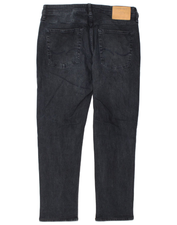Jack & Jones Blugi slim GLENN distressed pentru bărbați W32 L28 bumbac bleumarin