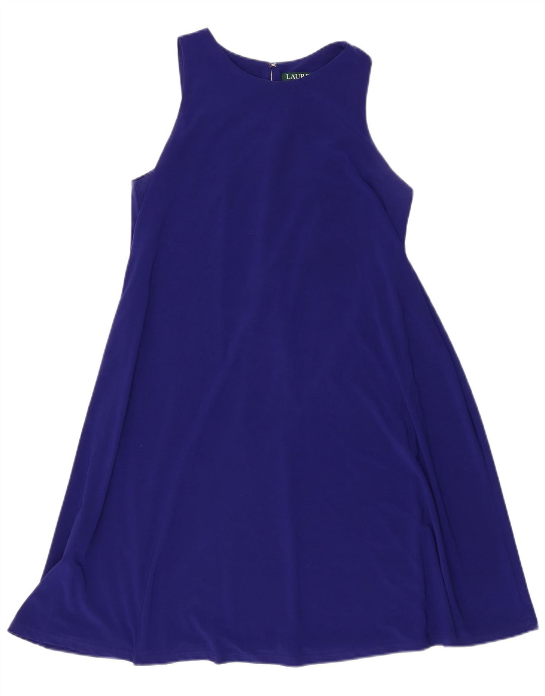 Rochie Cort fără mâneci pentru femei Ralph Lauren US 6 Medium Blue Poliester