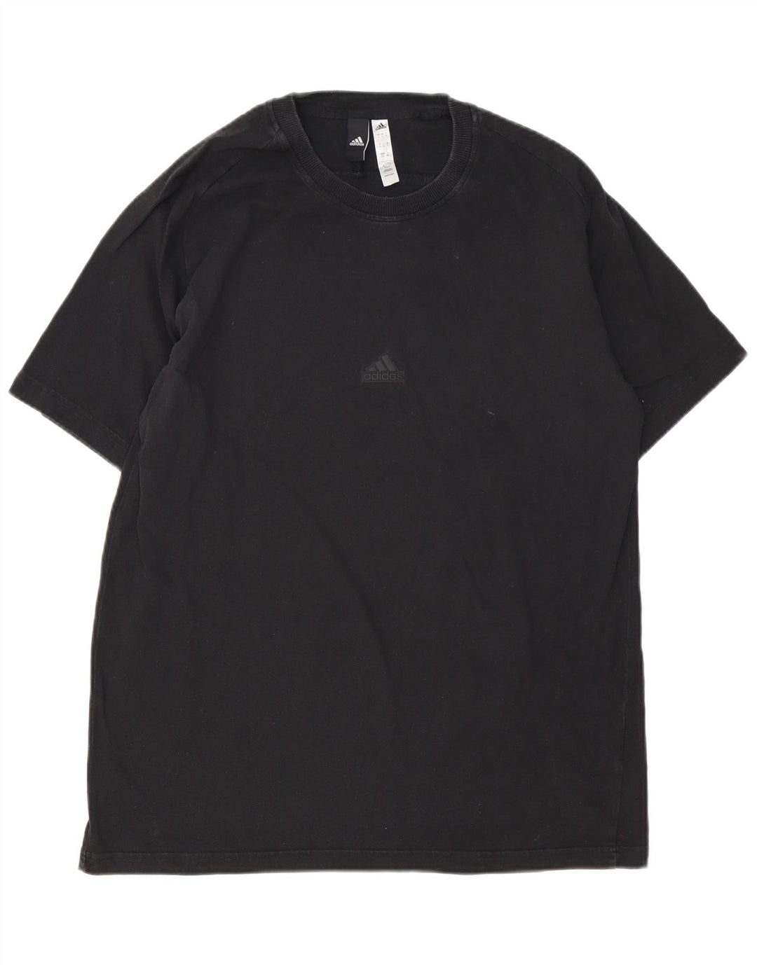 Tricou pentru bărbați ADIDAS Top mare din bumbac negru