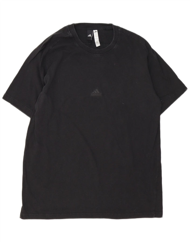 Tricou pentru bărbați ADIDAS Top mare din bumbac negru