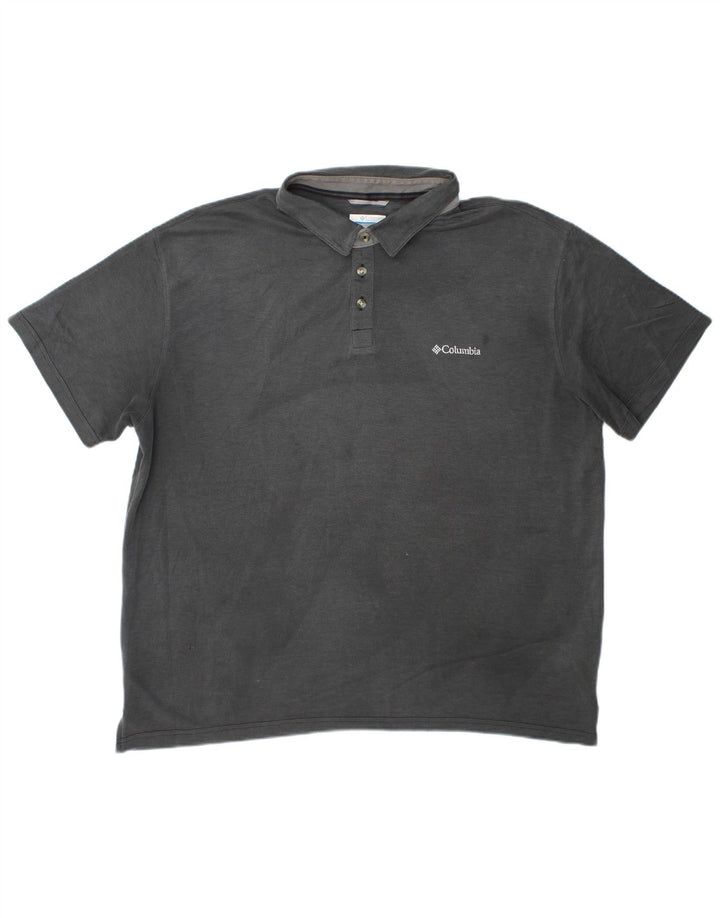Tricou polo Columbia pentru bărbați 2XL, modal gri