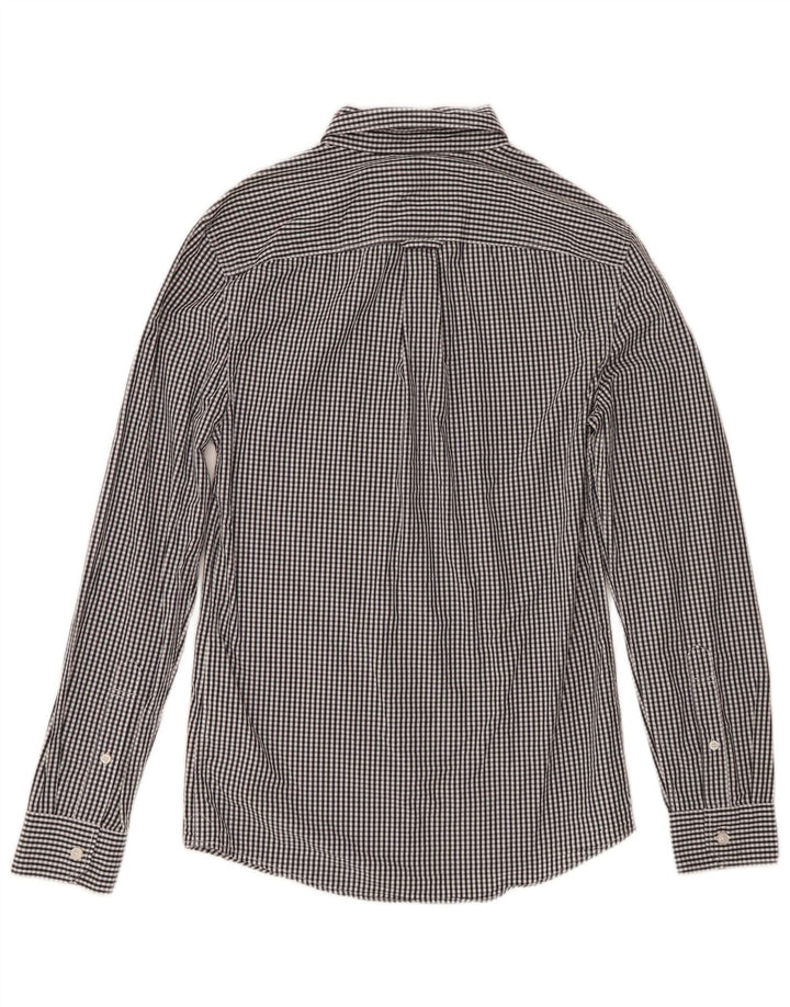 Cămașă Jack Wills Classic Fit XS, bumbac vichy negru