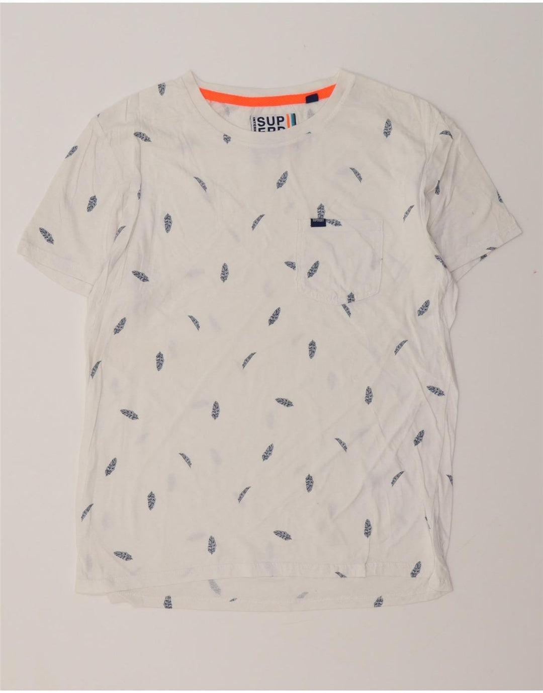 Tricou grafic pentru bărbați SUPERDRY Top mare alb
