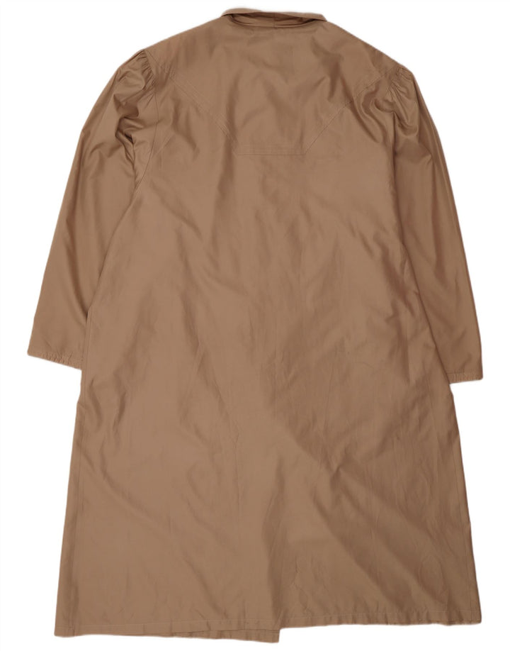 Claude Havrey haină supradimensionată pentru femei, cu două piept, EU 52 4XL maro