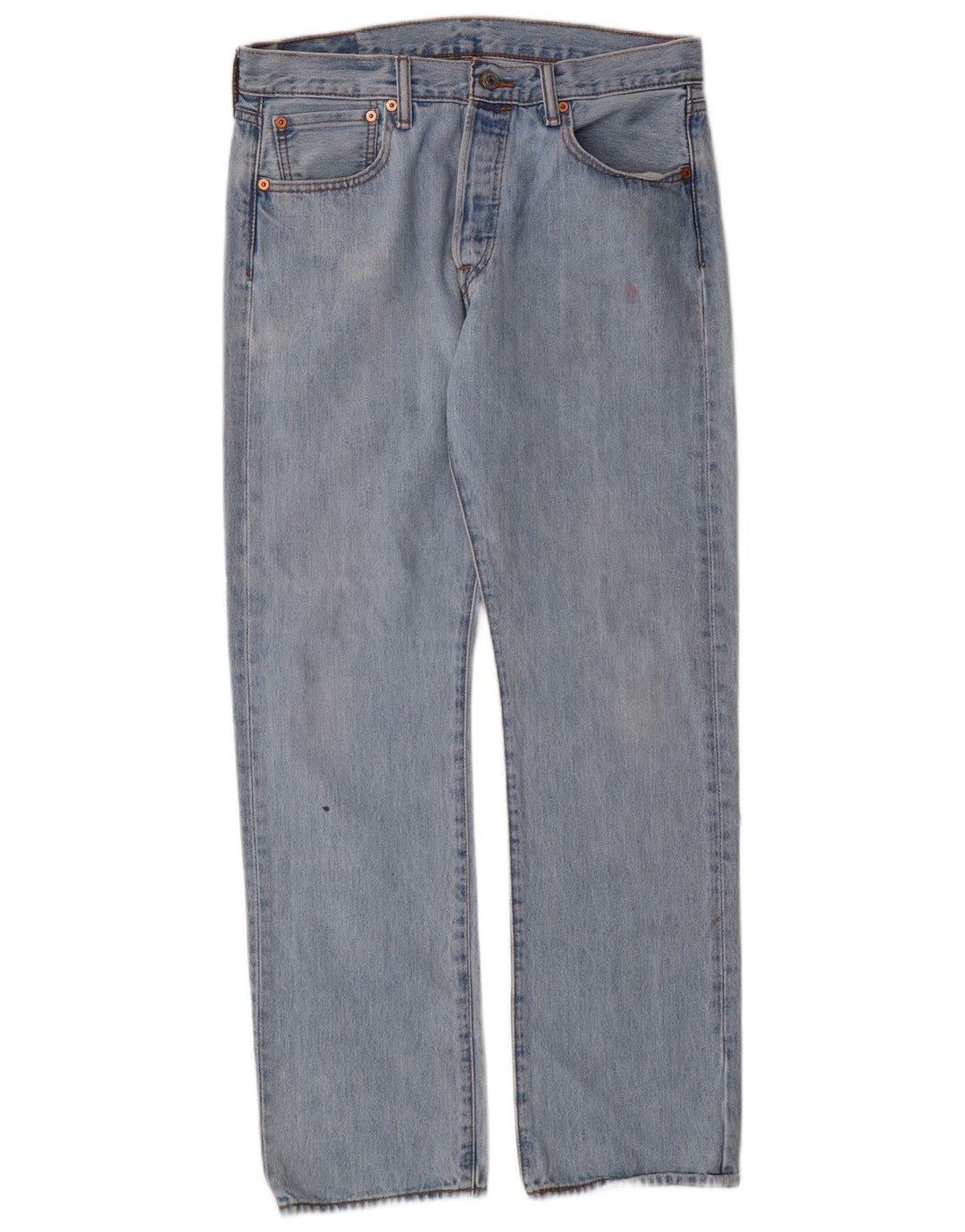 Blugi drepti pentru bărbați Levi's 501 W33 L32 Bumbac albastru