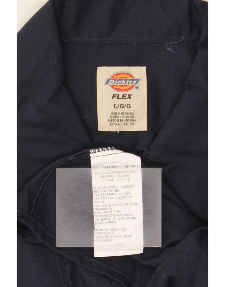 Cămașă pentru bărbați DICKIES Poliester mare bleumarin