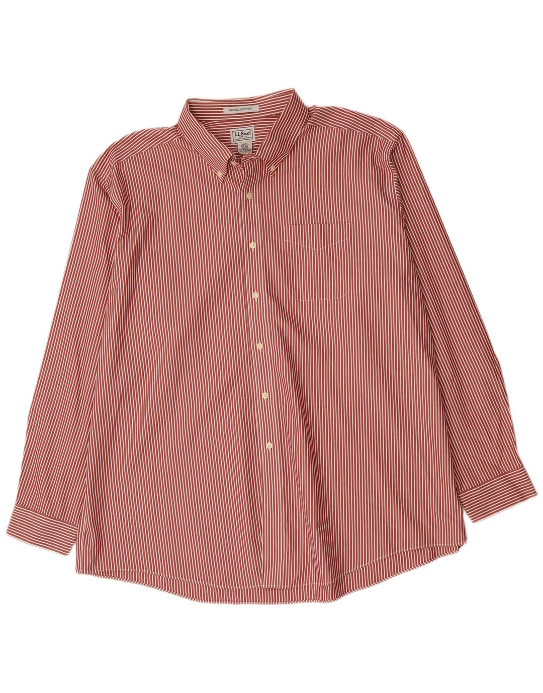 Cămașă bărbați L.L.Bean 2XL bumbac cu dungi roșii