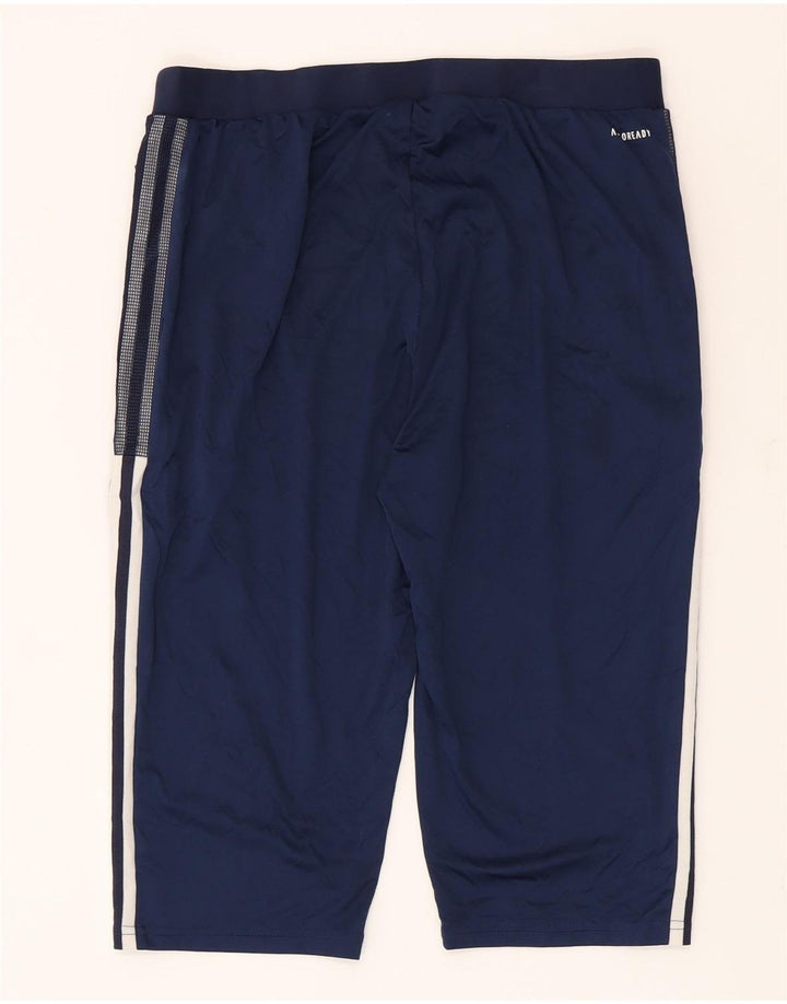 Pantaloni scurți sport pentru bărbați Adidas Aeroready Bermuda, mari, albastru, poliester