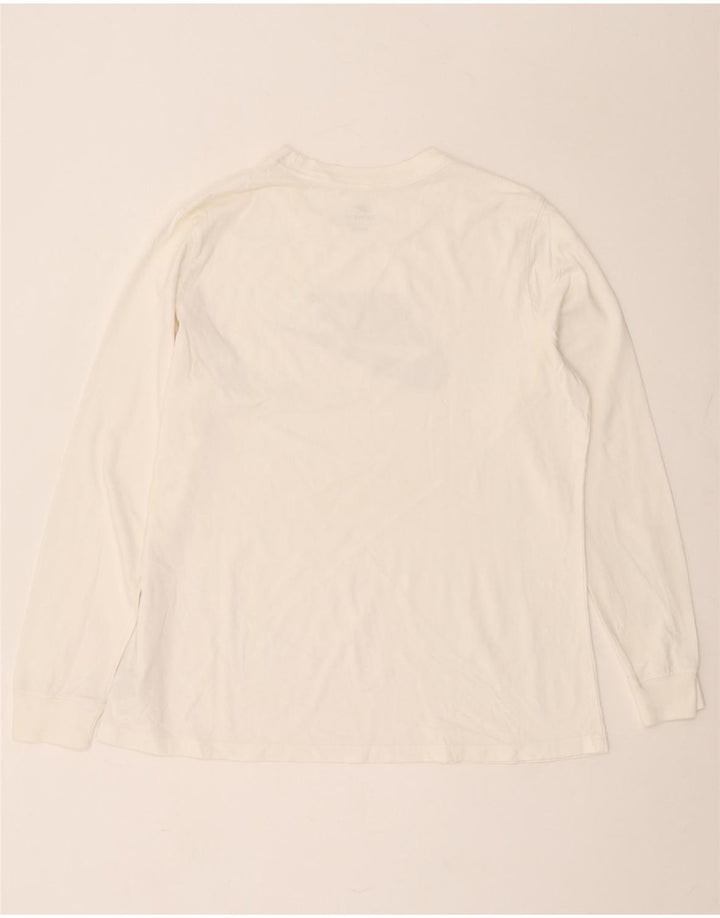 Top grafic pentru bărbați Nike cu mânecă lungă XL, bumbac alb