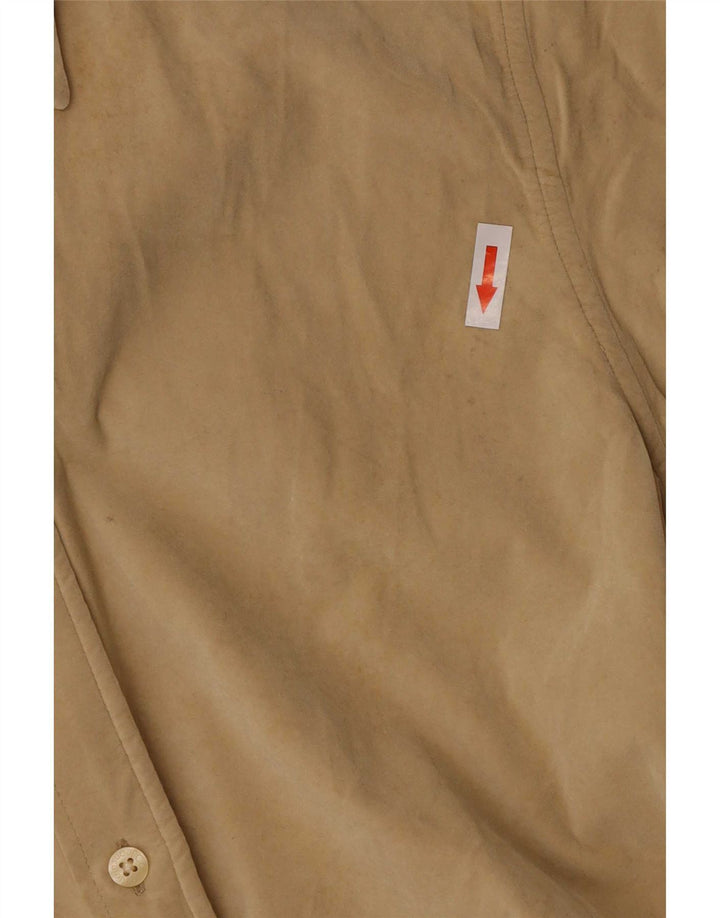 Cămașă pentru bărbați Calvin Klein Jeans, Bej, Viscoză