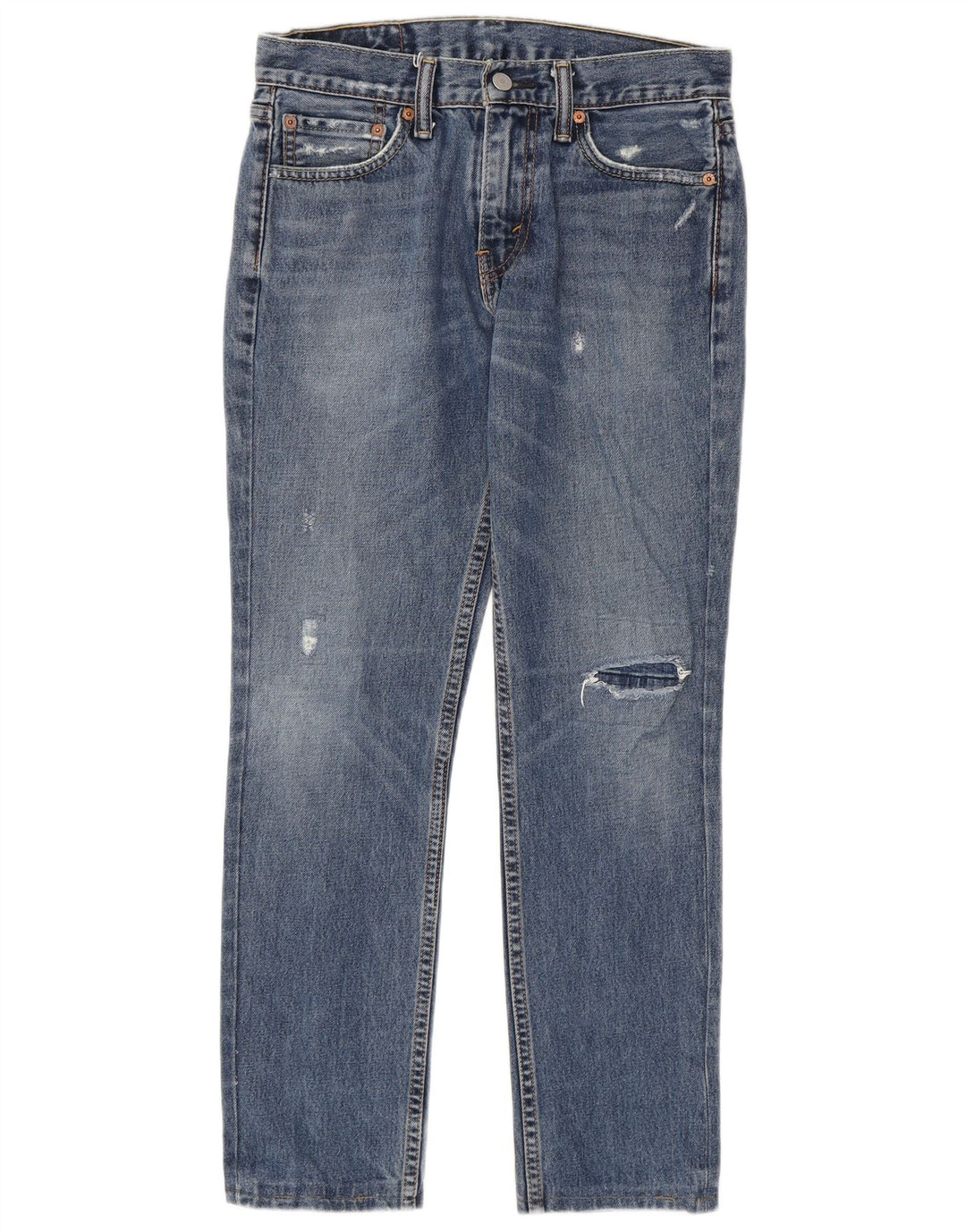 Blugi Levi's 511 Distressed Slim W30 L28 Bumbac albastru