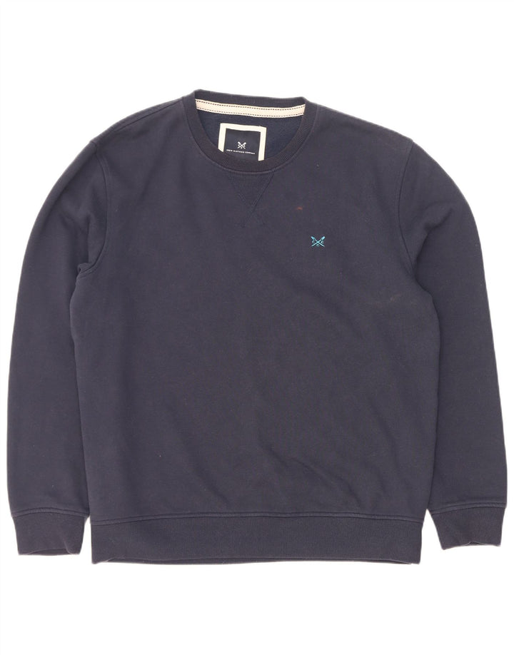 Crew Clothing Hanorac pentru bărbați Pulover mare Bumbac bleumarin
