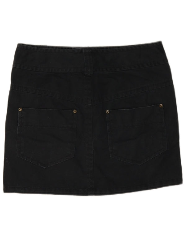 Fusta mini cargo pentru femei Benetton W28 Medium Bleumarin
