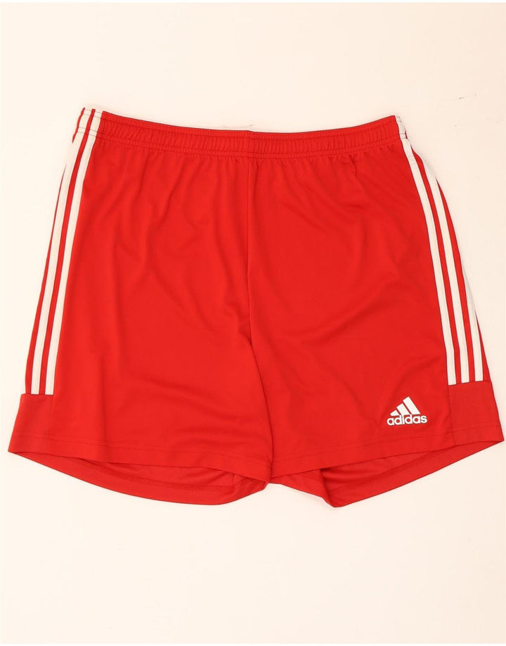 Pantaloni scurți sport pentru bărbați Adidas XL poliester roșu